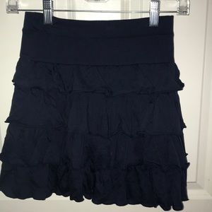 Lands end ruffle skirt